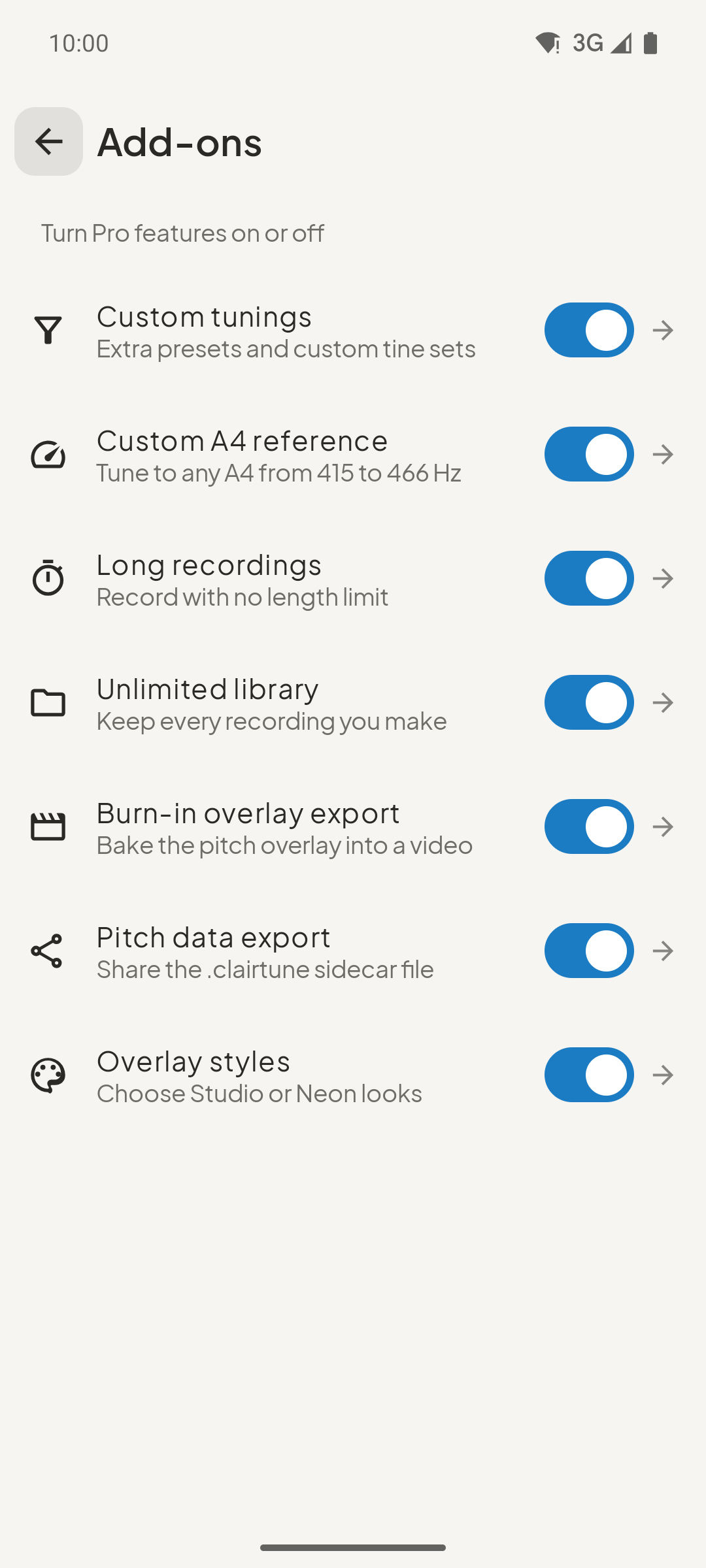 CapTune Pro features