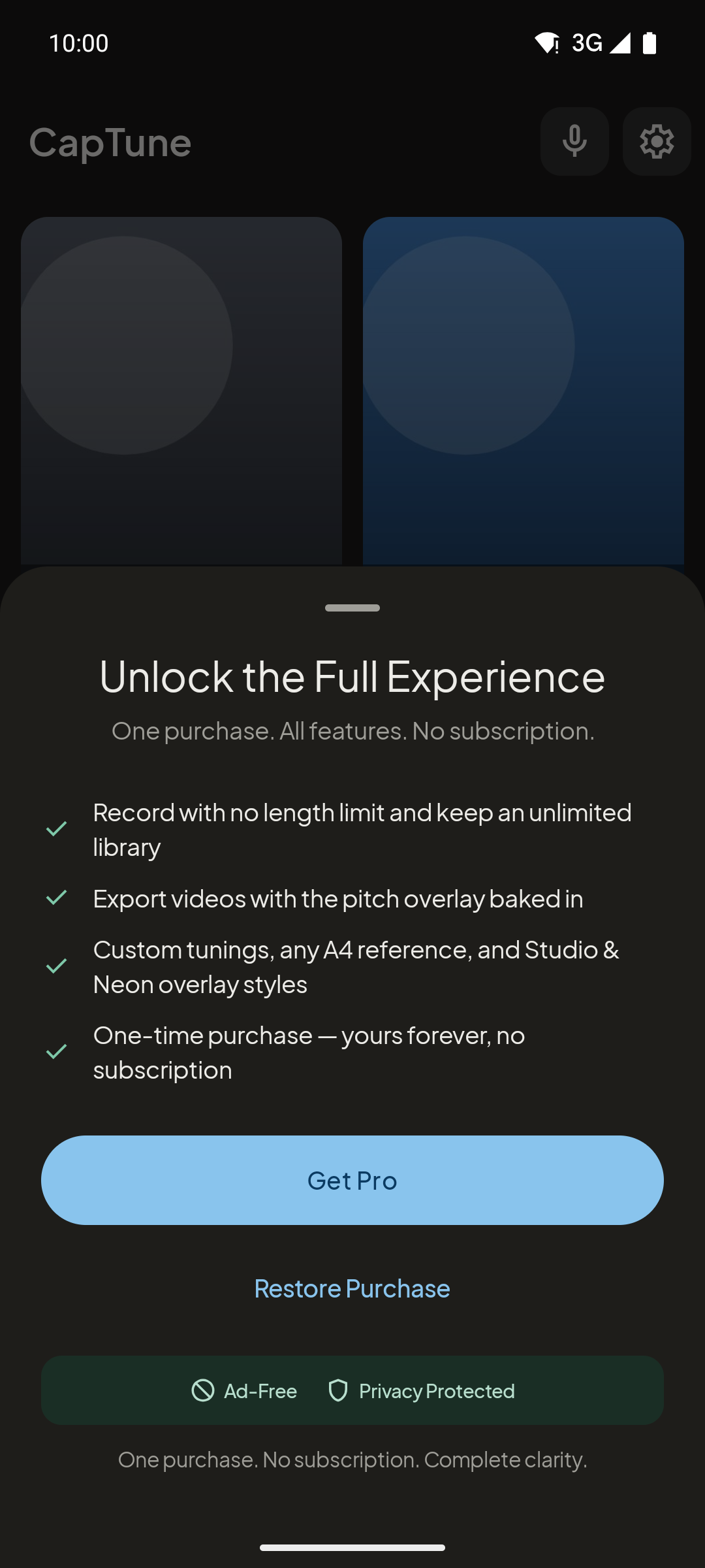CapTune one-time Pro
