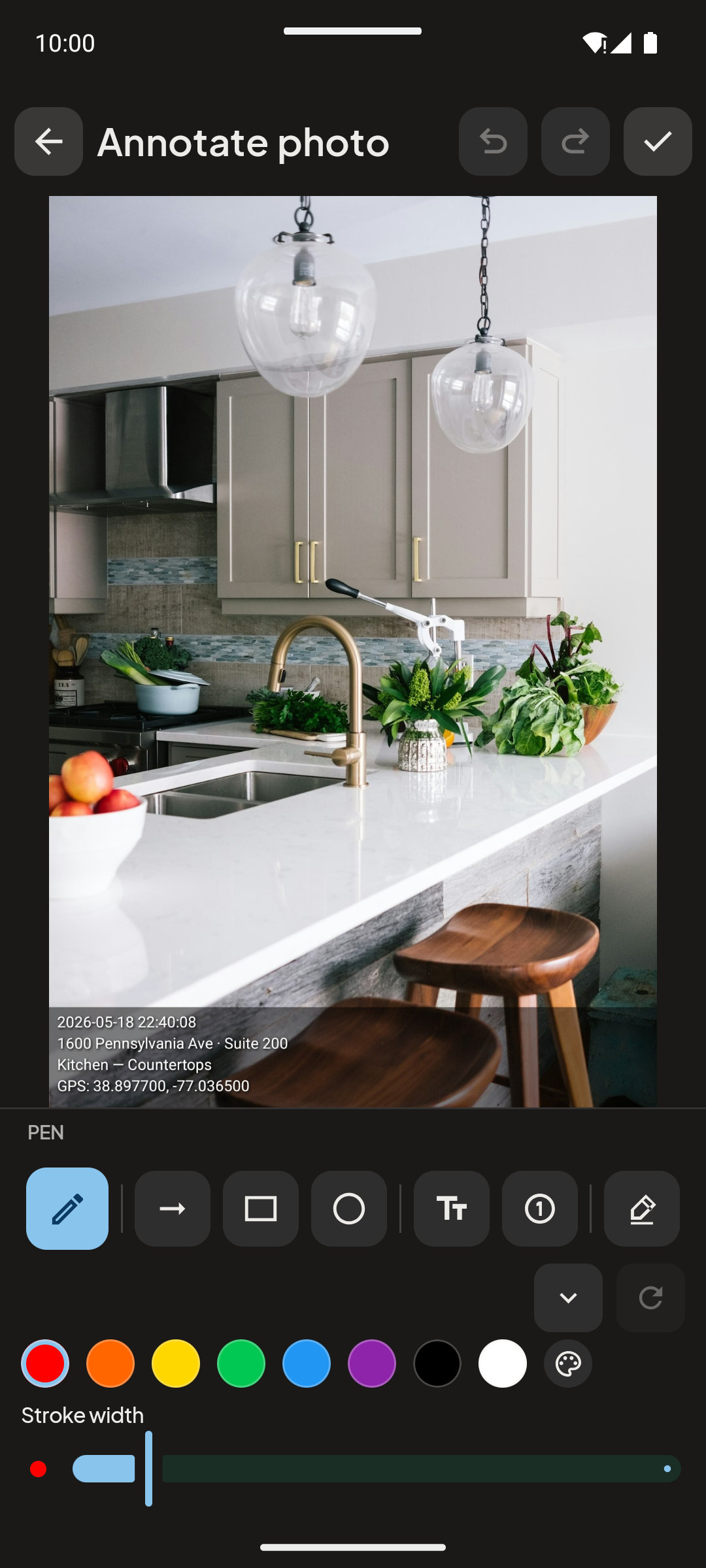 Annotate photo