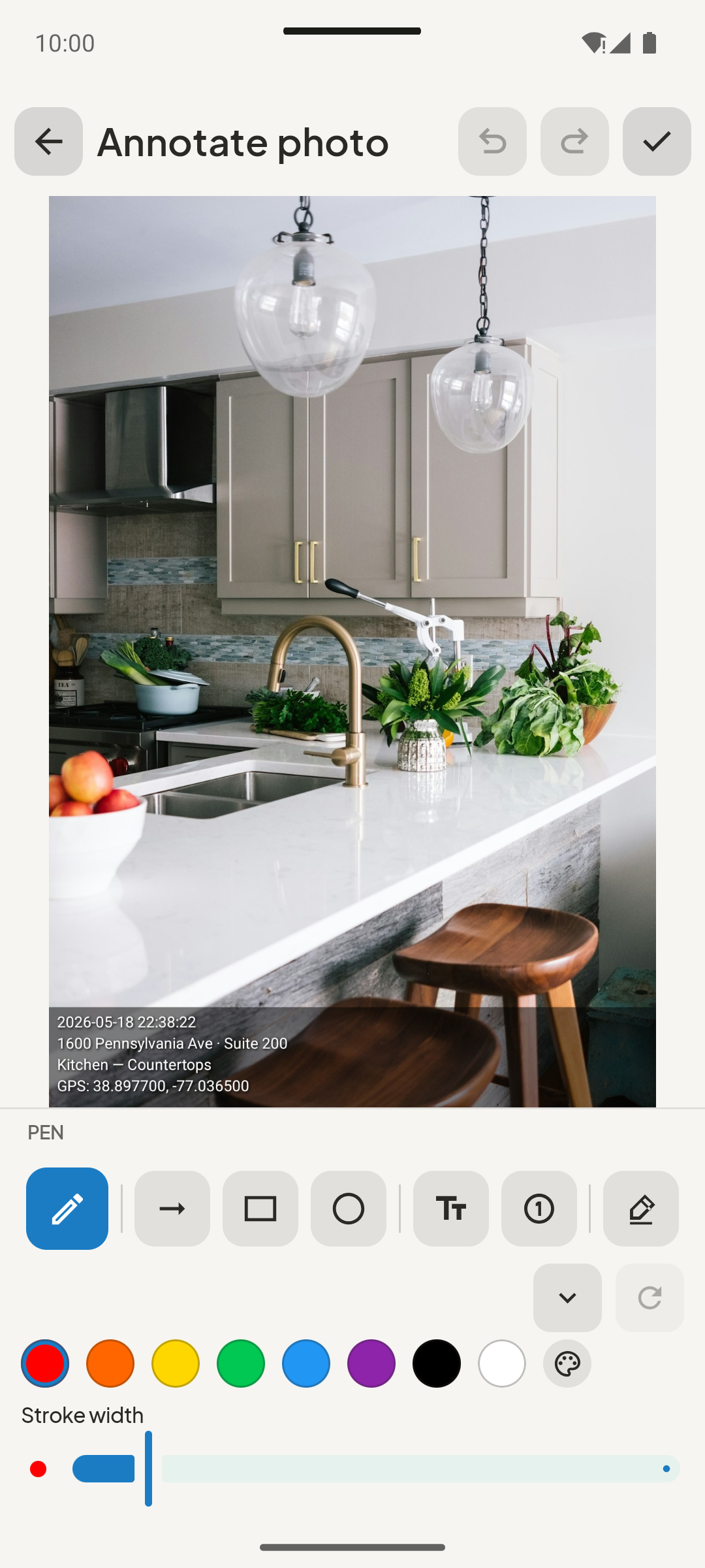 Annotate photo