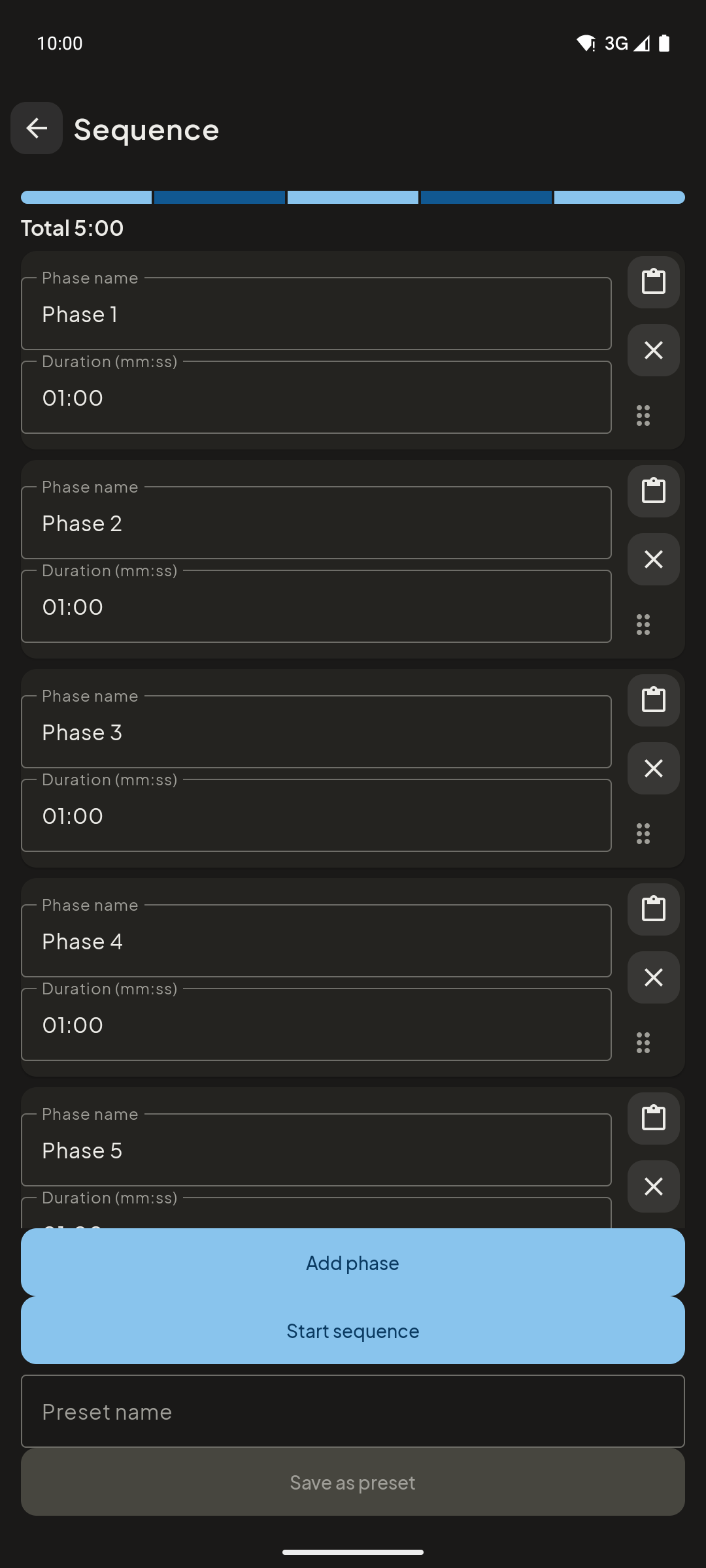 ZuluTone named sequence builder