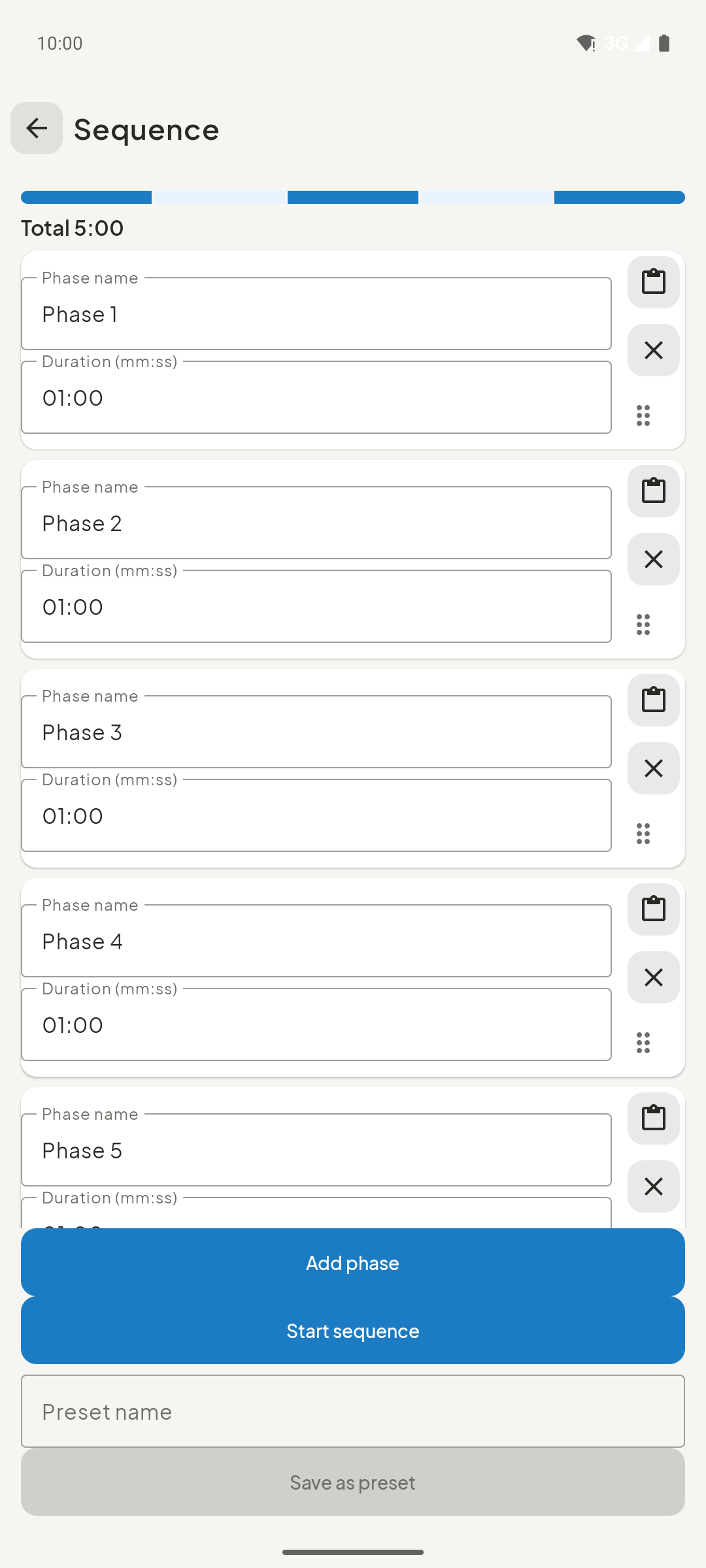 ZuluTone named sequence builder